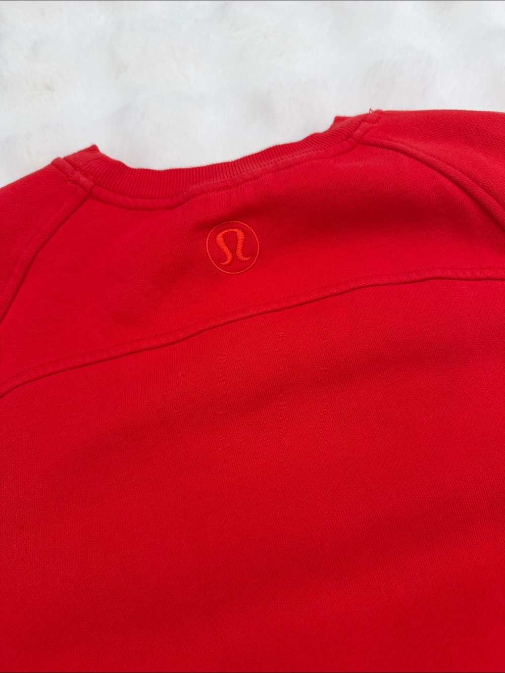 Lululemon scuba oversized Red Pullover Sweatshirt M/L - Picture 8 of 10